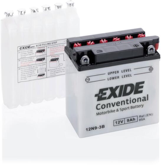 EXIDE BIKE 12N9 9Ah -/+