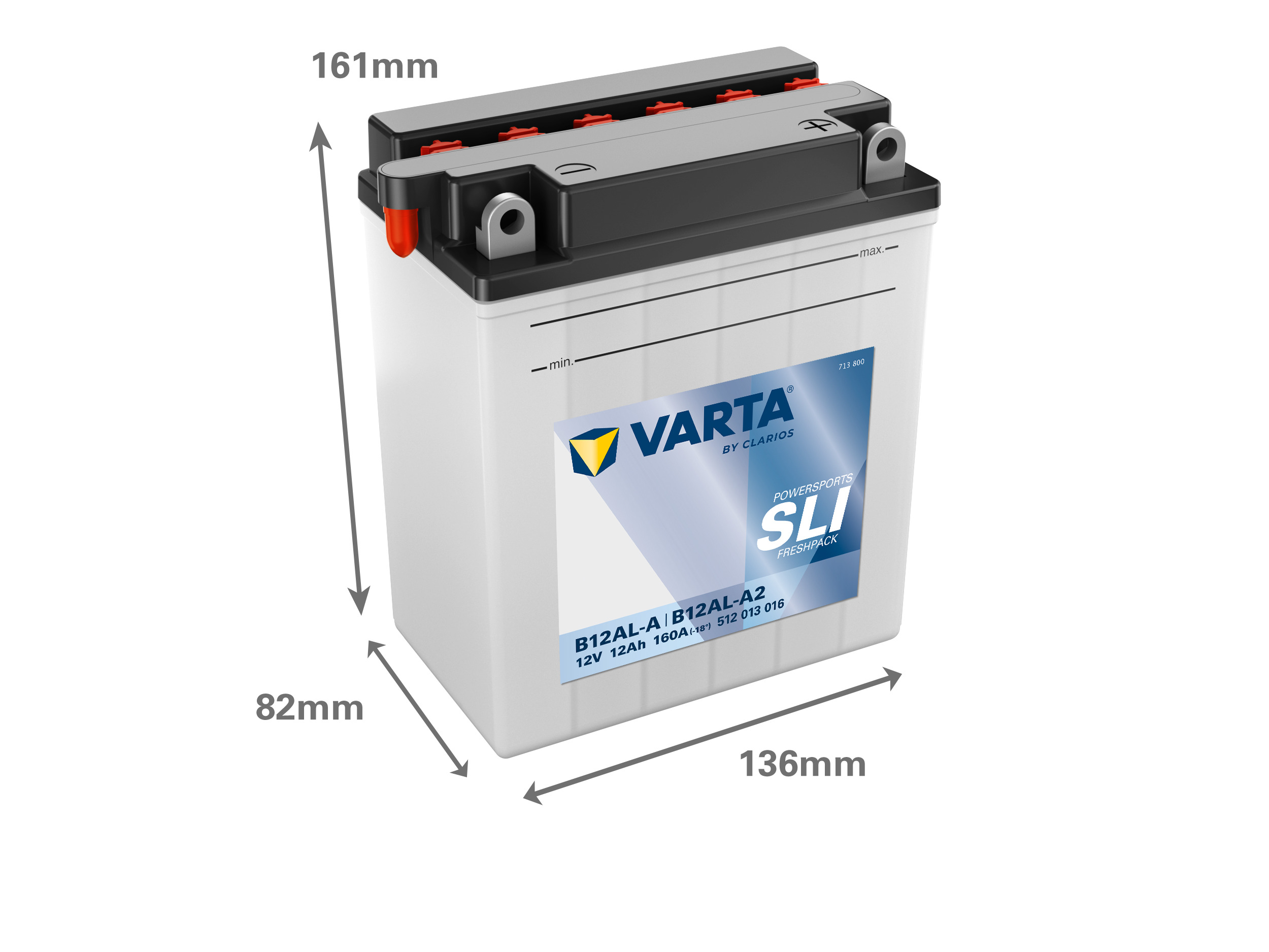 Varta 12 Ah 512013