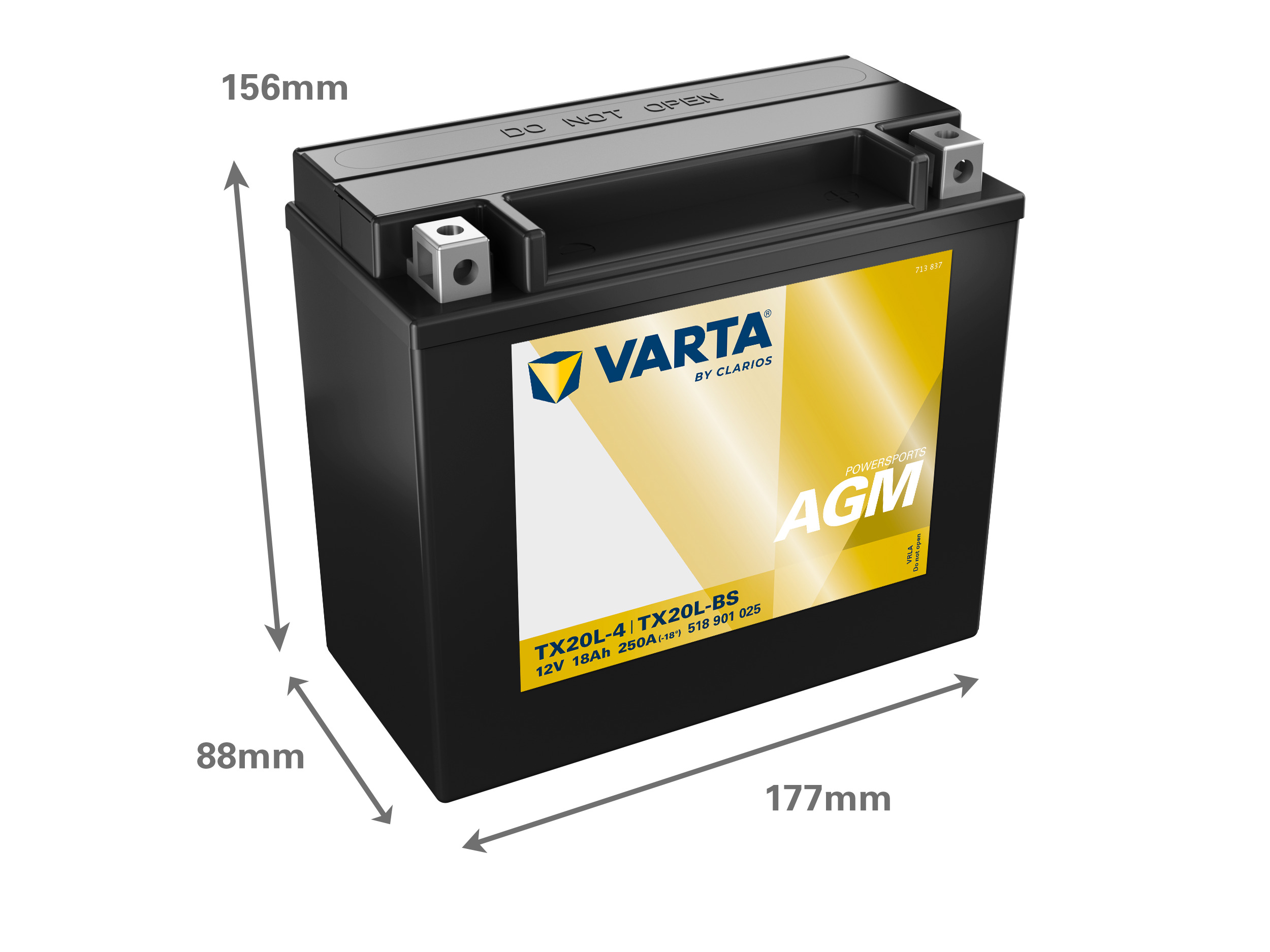 Varta 18 Ah 518901 AGM