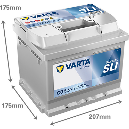 Varta 52Ah 552401