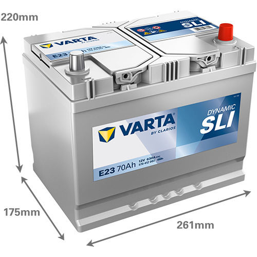 Varta 70Ah 570412