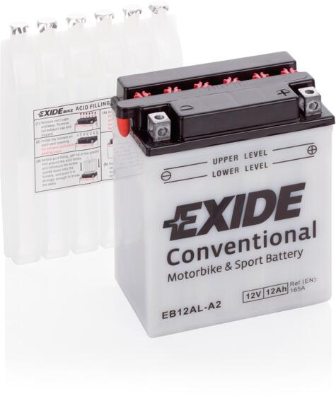 EXIDE BIKE EB12AL-A2 12Ah -/+